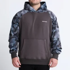 Grey Camo Human Hoodie