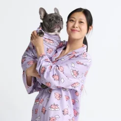 Human Pajama Top - When Pigs Fly - Purple