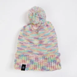 Human Pompom Hat - Pastel Icing