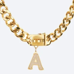 Initial Letter Jewelry Tag - A