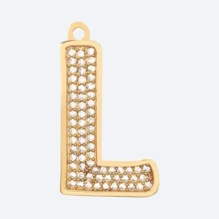 Initial Letter Jewelry Tag - L