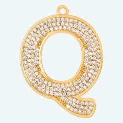 Initial Letter Jewelry Tag - Q