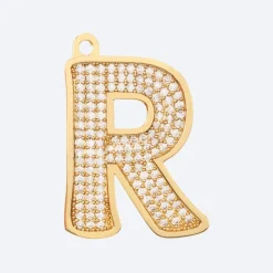 Initial Letter Jewelry Tag - R