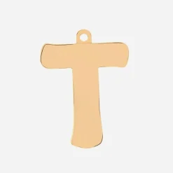 Initial Letter Jewelry Tag - T