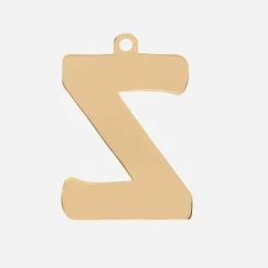 Initial Letter Jewelry Tag - Z
