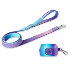 Leash and Poop Bag Holder Set