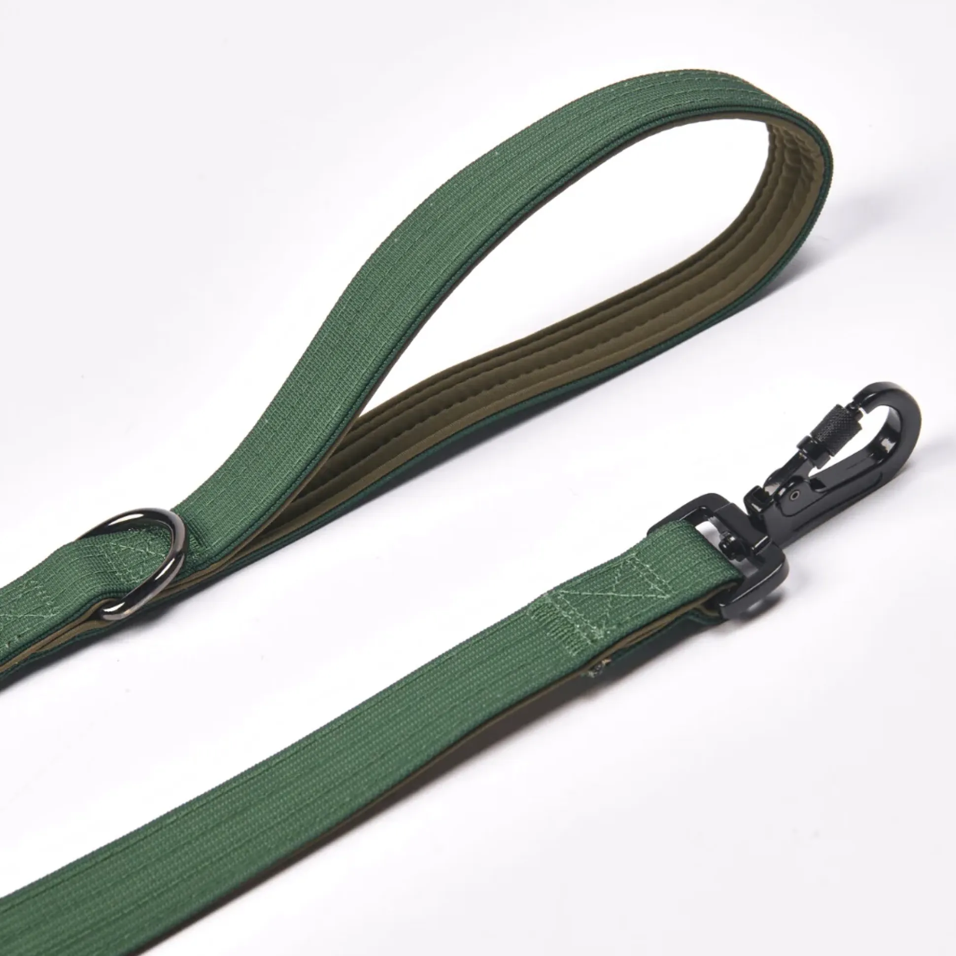 Leash and Poop Bag Holder Set - Army Green