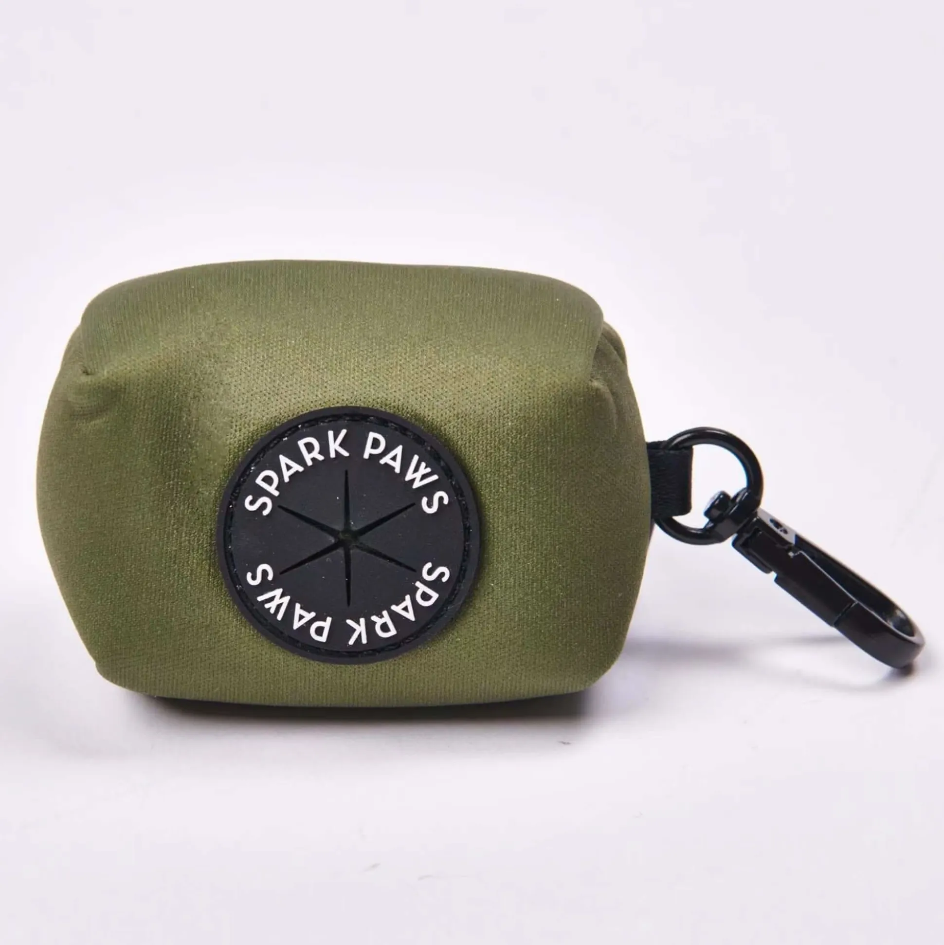 Leash and Poop Bag Holder Set - Army Green