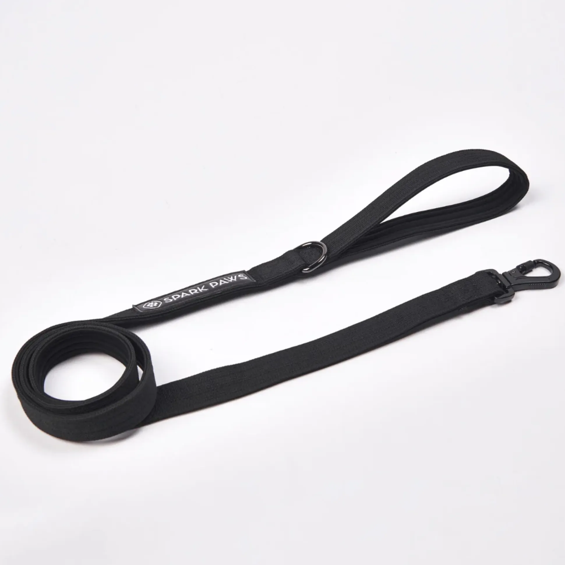 Leash and Poop Bag Holder Set - Black