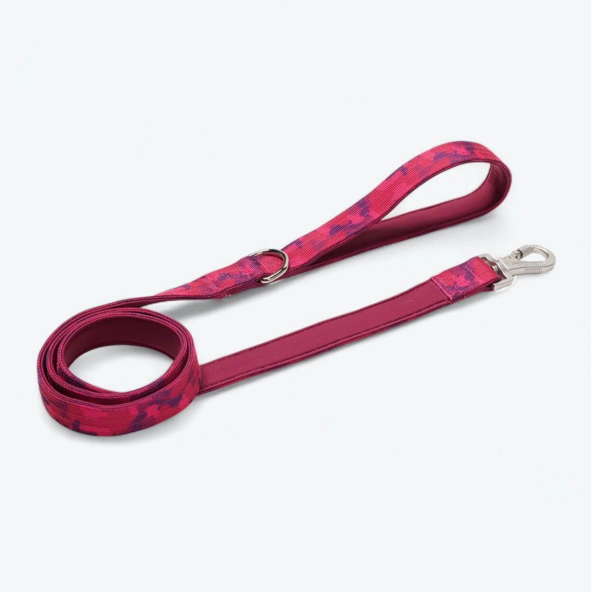 Leash and Poop Bag Holder Set - Fuchsia Camo