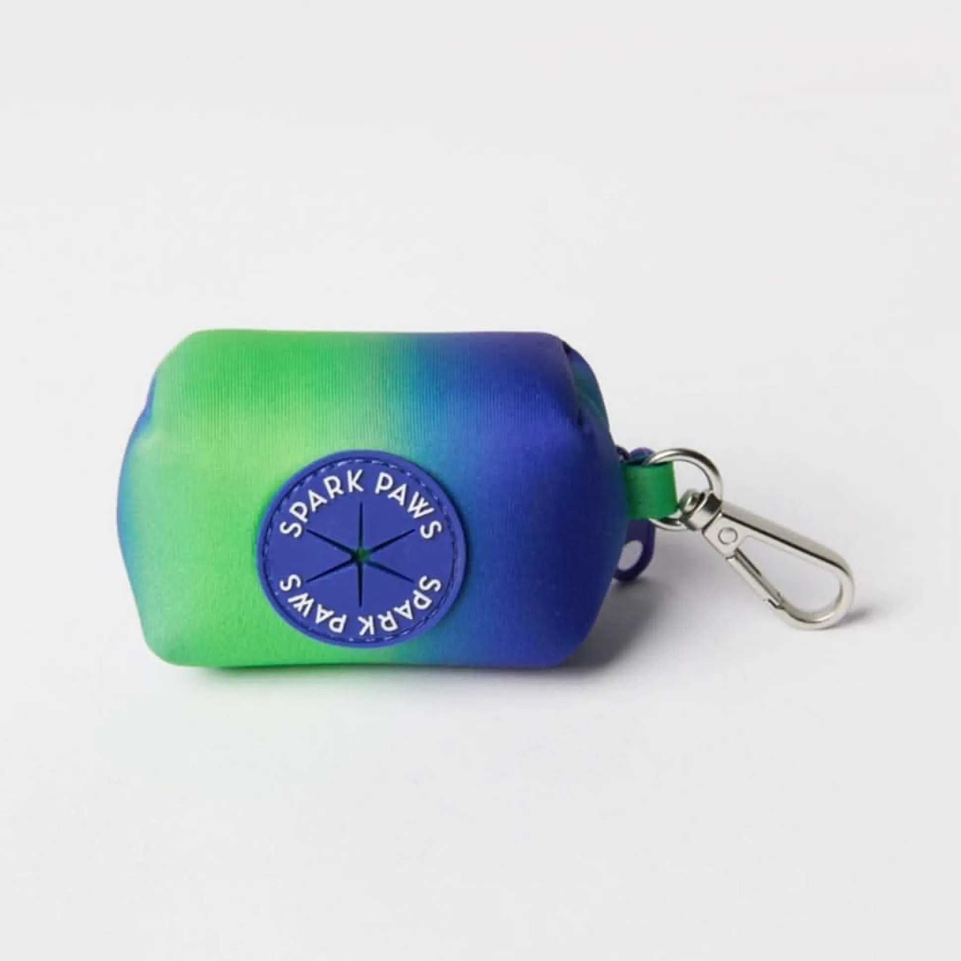 Leash and Poop Bag Holder Set - Lime Wave