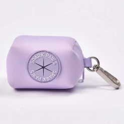 Leash and Poop Bag Holder Set - Lilac