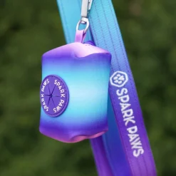 Leash and Poop Bag Holder Set - 90s Retro