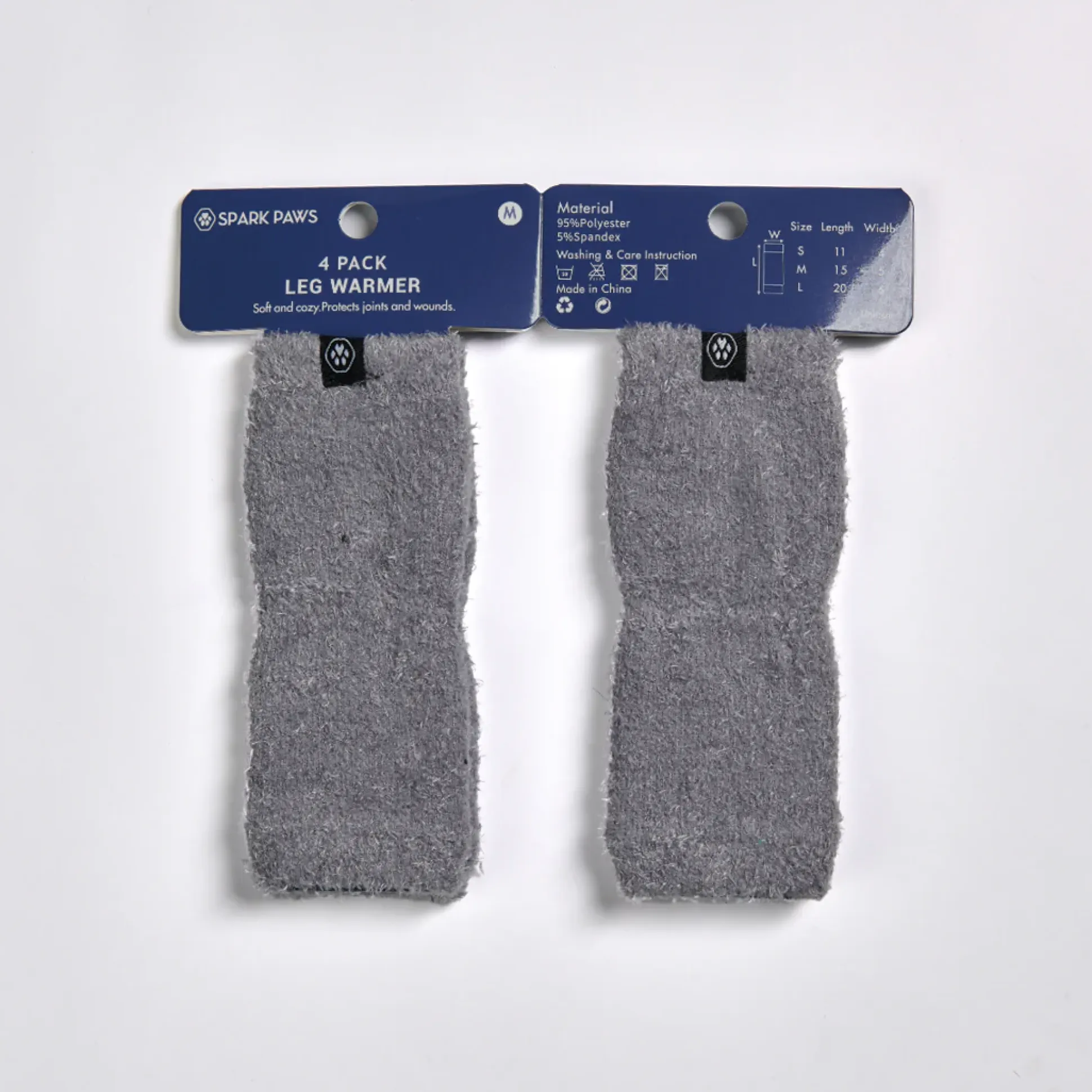Leg Warmer and Earmuff Protector Set - Grey