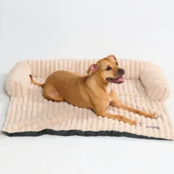 Luxury Couch Cover Dog Bed - Beige