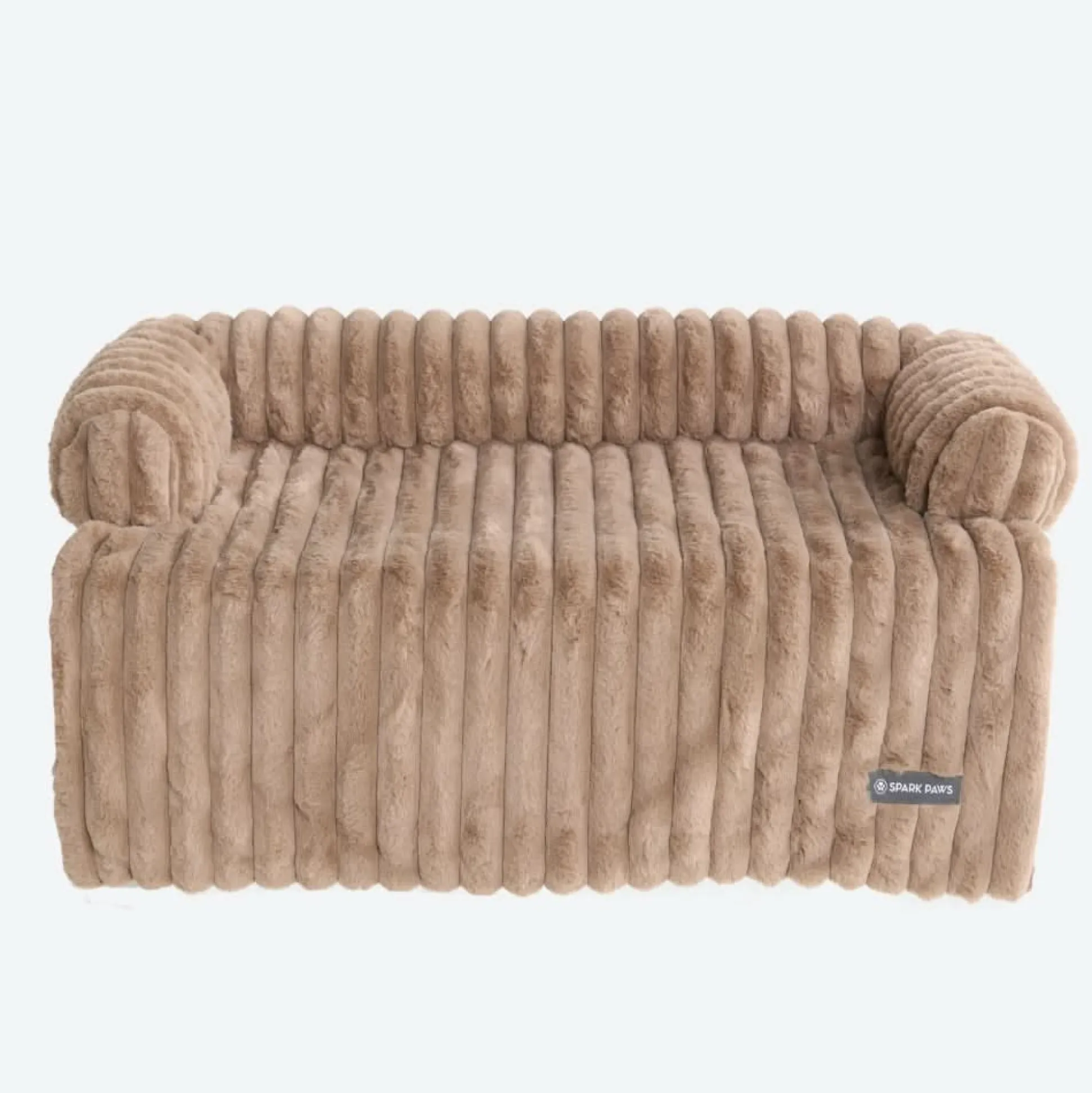 Luxury Couch Cover Dog Bed - Brown