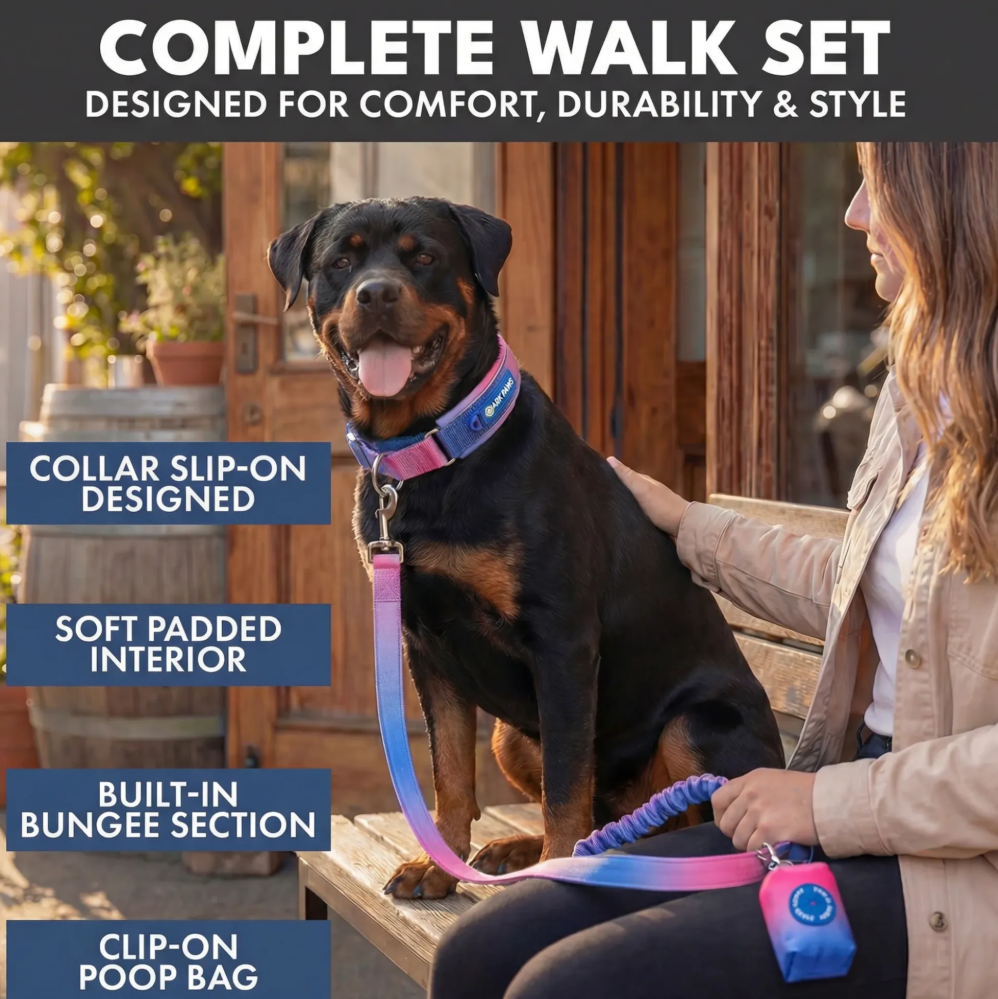 Martingale Collar and Multipurpose Leash Sets