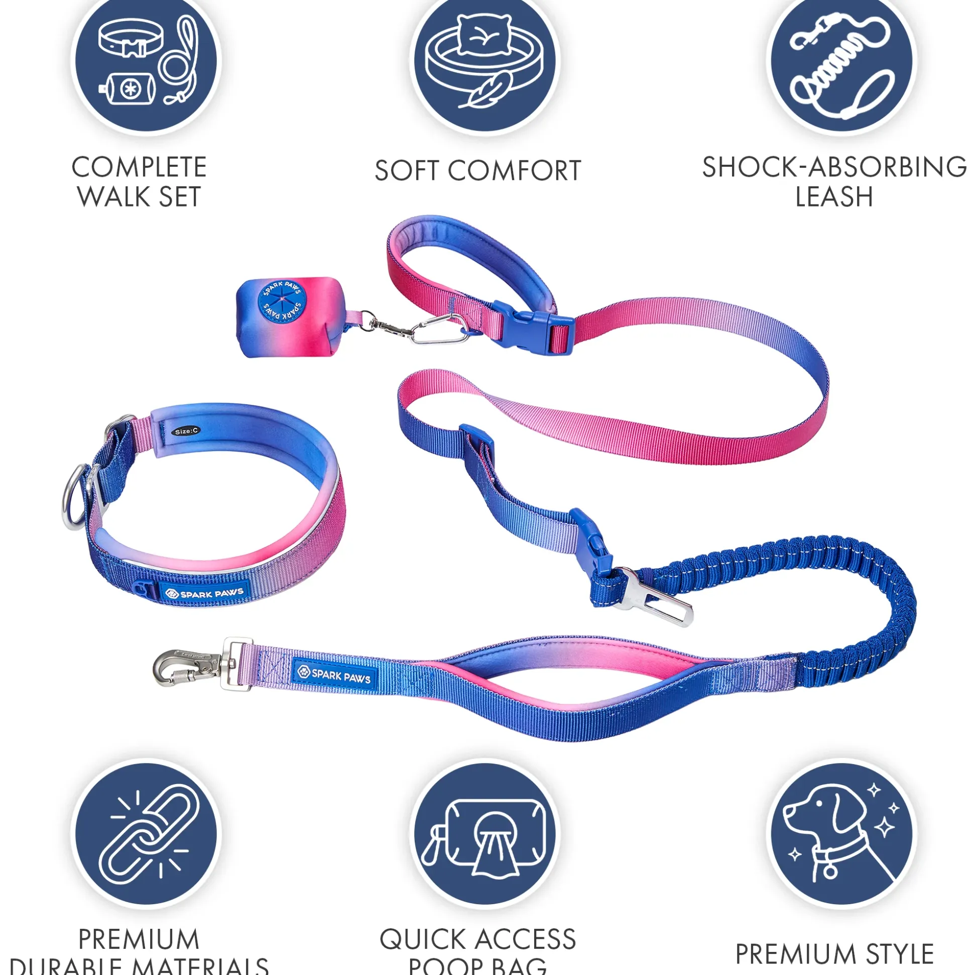 Martingale Collar and Multipurpose Leash Sets