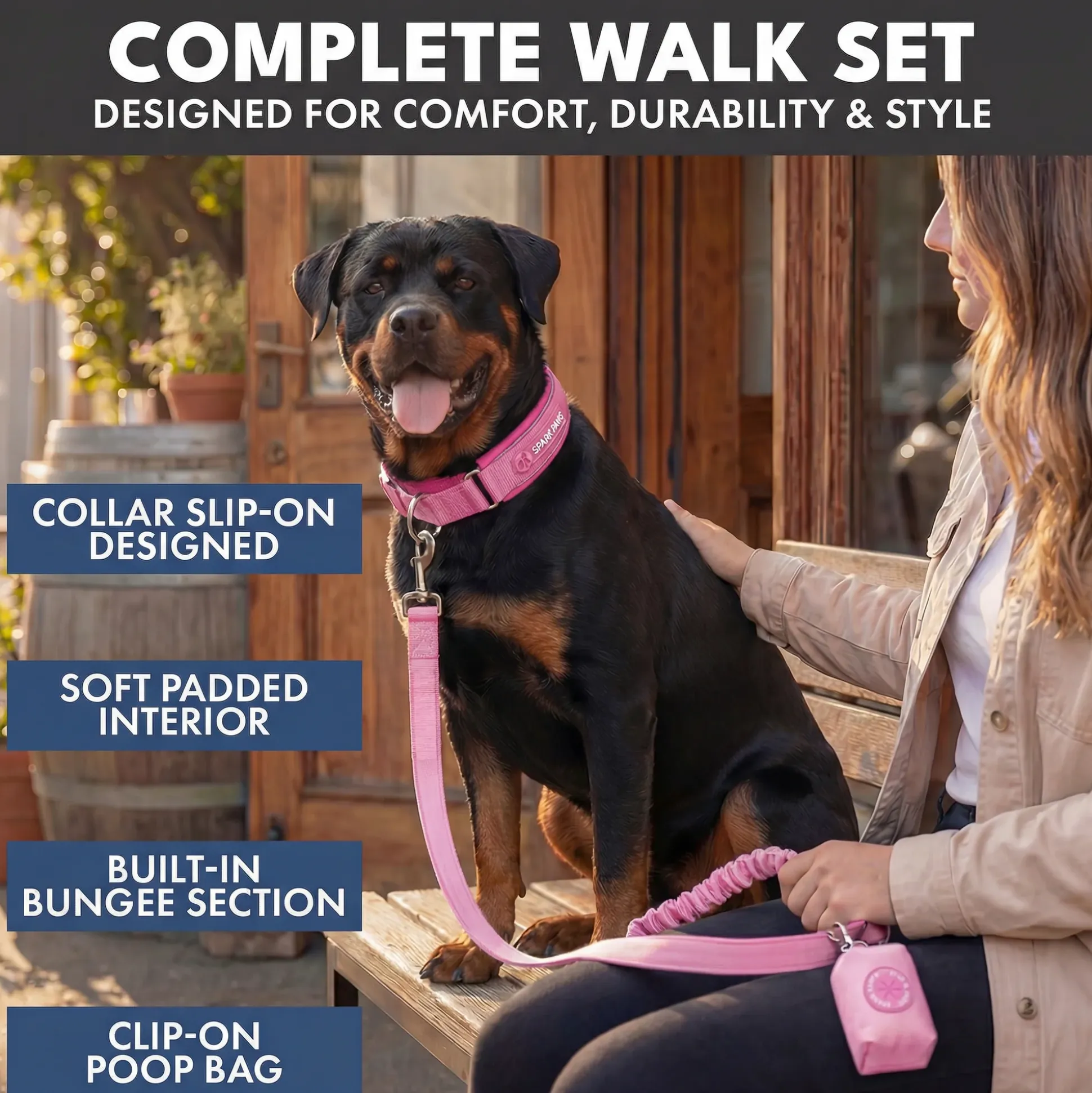 Martingale Collar and Multipurpose Leash Sets