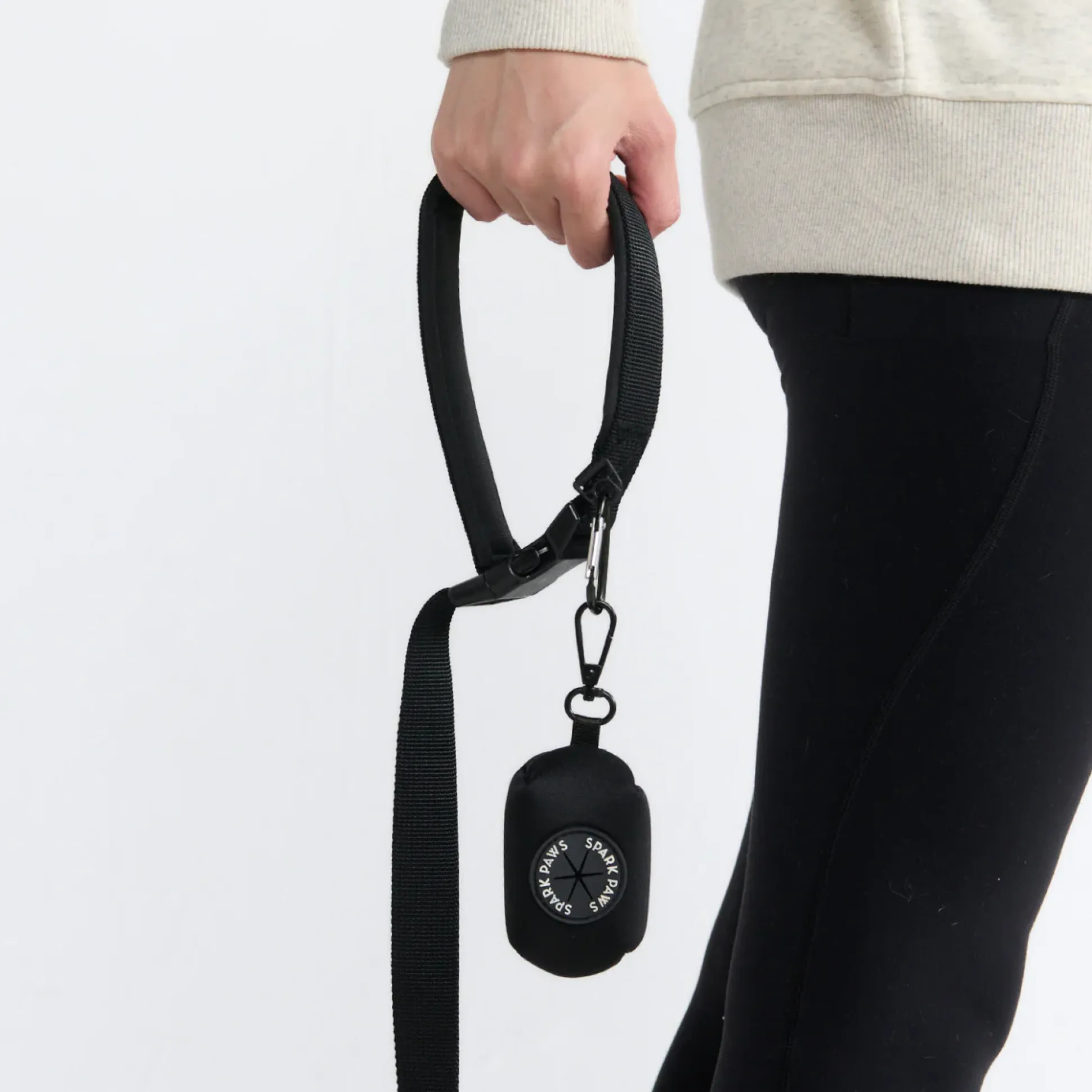 Multipurpose Seatbelt Handsfree Leash & Poop Bag Holder Set