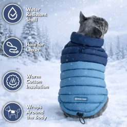 PuffShield Winter Jacket - Blue