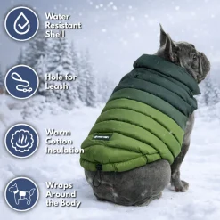 PuffShield Winter Jacket - Green