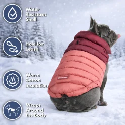 PuffShield Winter Jacket - Red