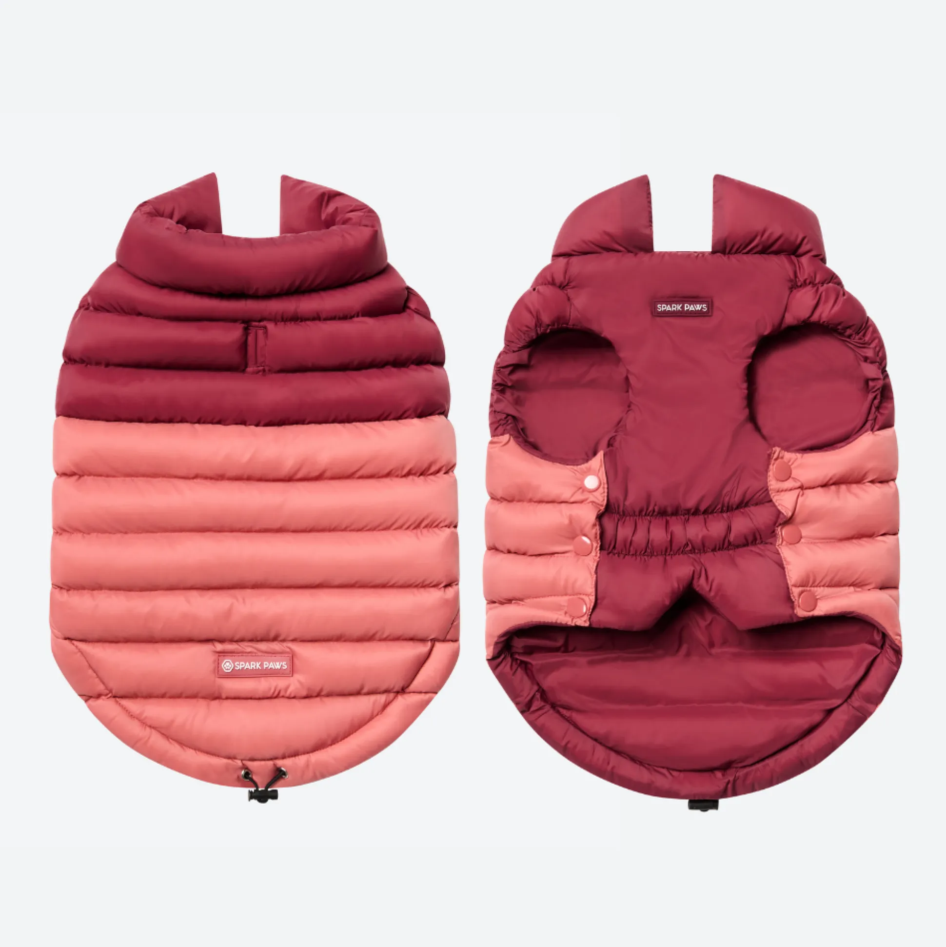 PuffShield Winter Jacket - Red