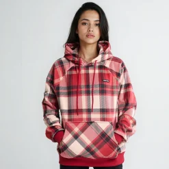 Red Plaid Human Hoodie