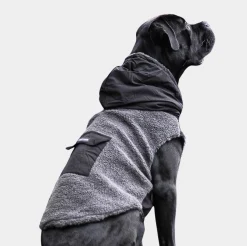 Reversible Sherpa Jacket - Grey and Black