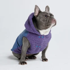 Reversible Sherpa Jacket - Purple and Blue