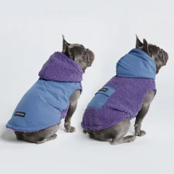 Reversible Sherpa Jacket - Purple and Blue