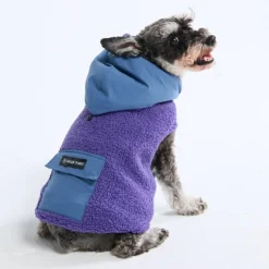 Reversible Sherpa Jacket - Purple and Blue