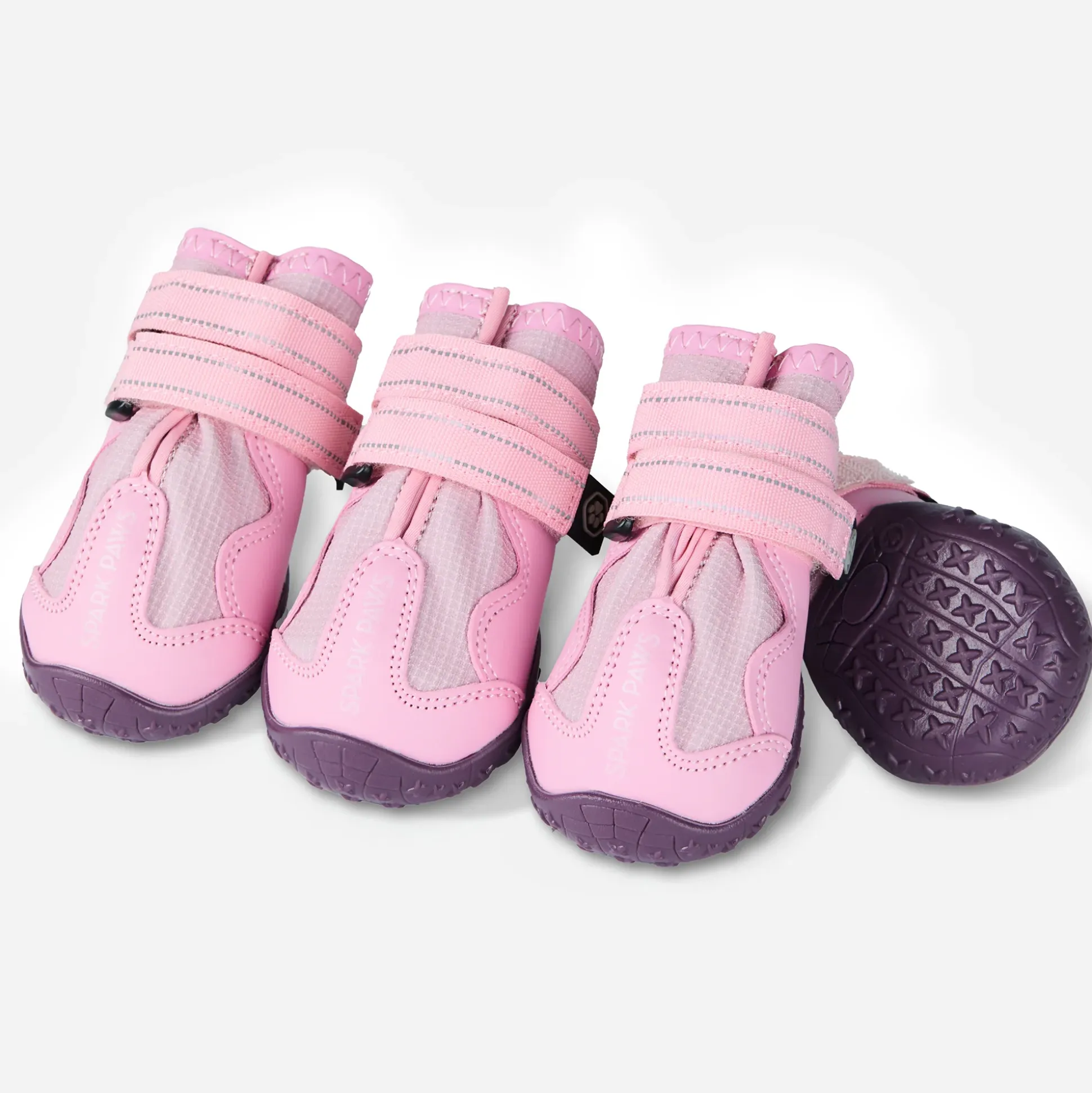Spark Paws 365 - The All-Season Dog Shoes - Pink