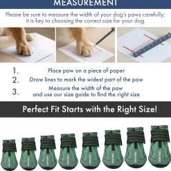 Spark Paws 365 - The All-Season Dog Shoes - Green