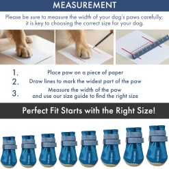 Spark Paws 365 - The All-Season Dog Shoes - Blue