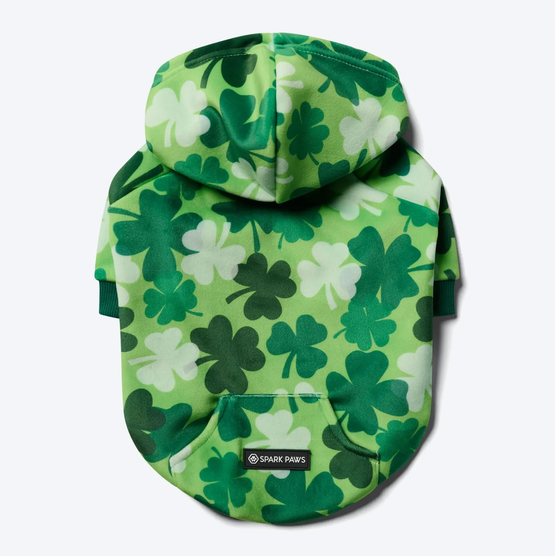 St. Paddy's Dog Hoodie - Shamrocks (Limited Edition)