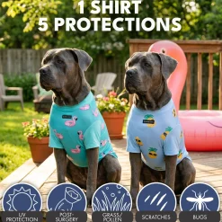 Sunblock Dog T-Shirt 2-pack