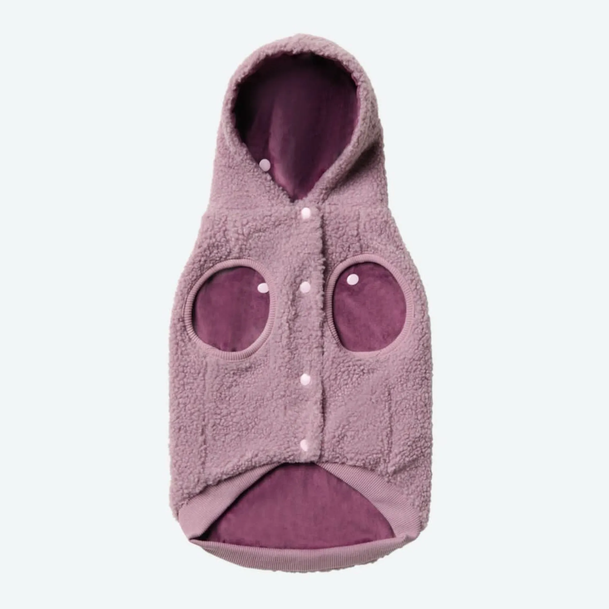 Teddy Sherpa Dog Jacket - Taupe