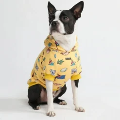 The Australia Dog Hoodie - Yellow