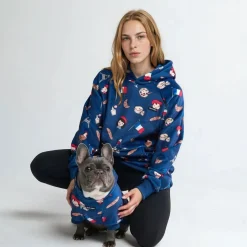 The France Human Hoodie - Blue