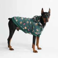 The Germany Dog Hoodie - Dark Green