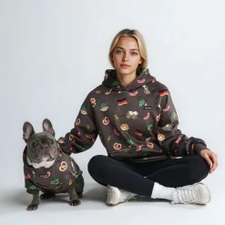 The Germany Human Hoodie - Dark Brown