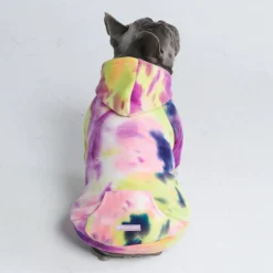 Velvet Dog Hoodie - Berry Lemonade