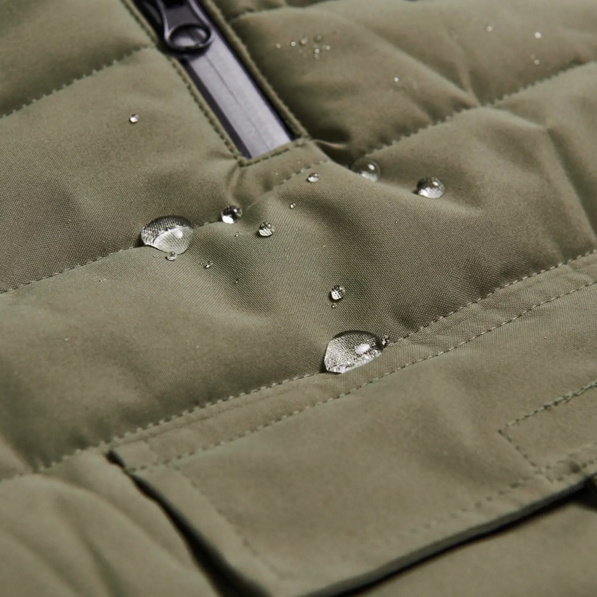 WarmShield Water-Resistant Jacket - Olive