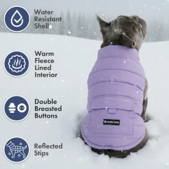 WarmShield Water-Resistant Jacket - Lilac