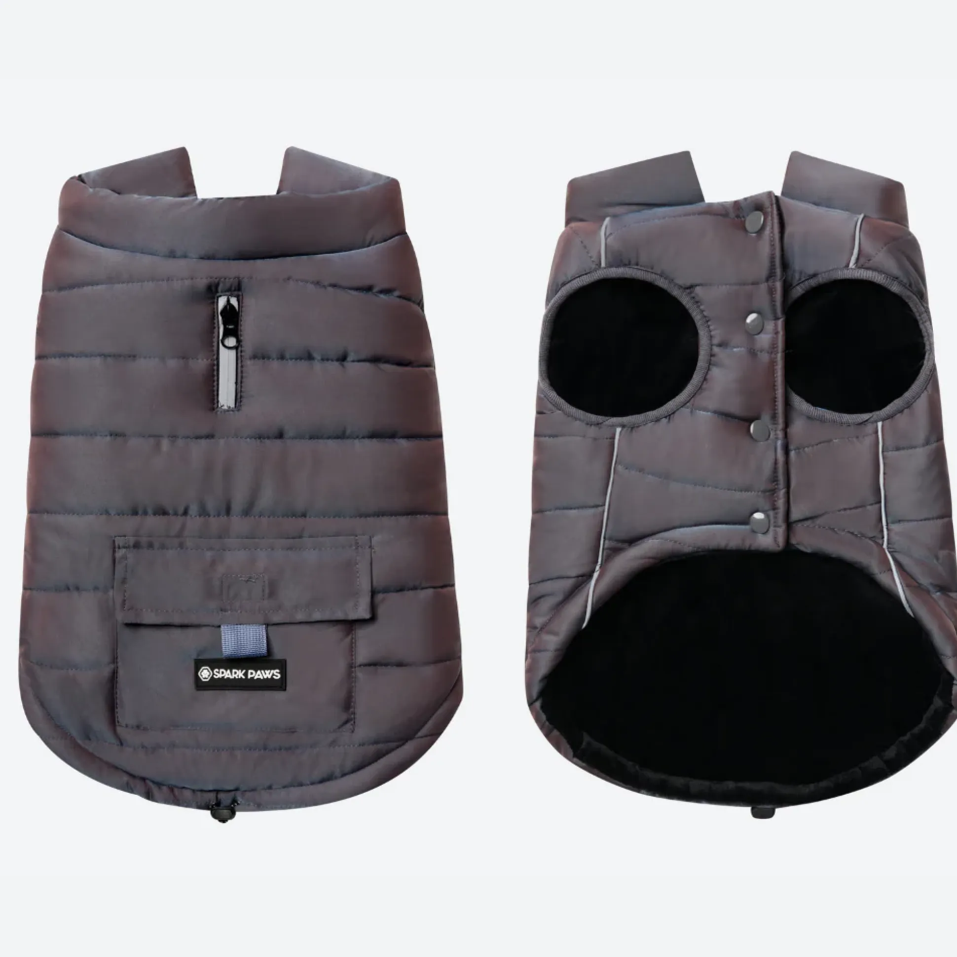 WarmShield Water-Resistant Jacket - Gunmetal Grey