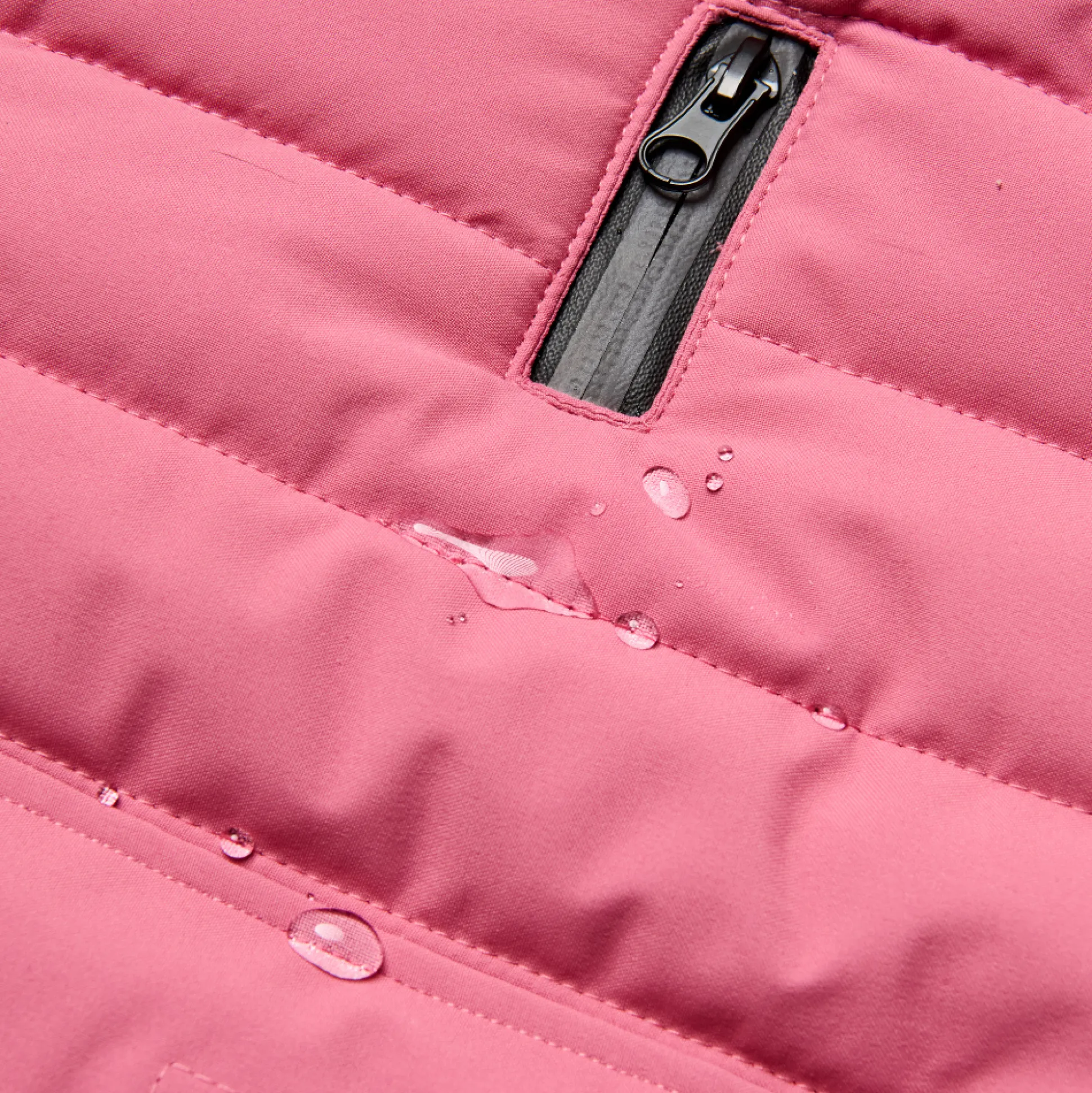 WarmShield Water-Resistant Jacket - Dusty Pink