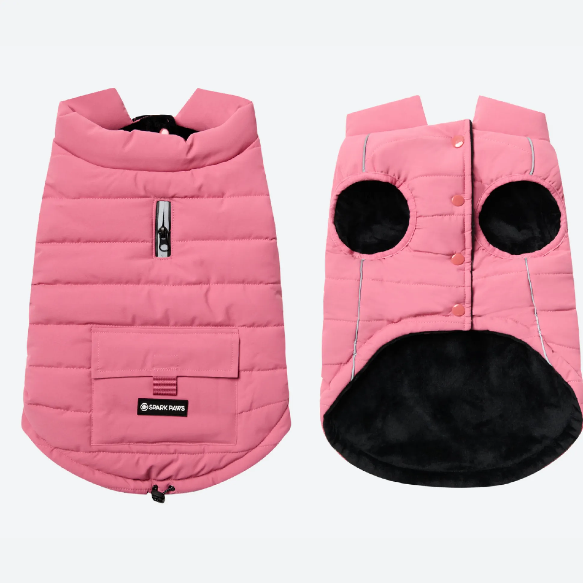 WarmShield Water-Resistant Jacket - Dusty Pink