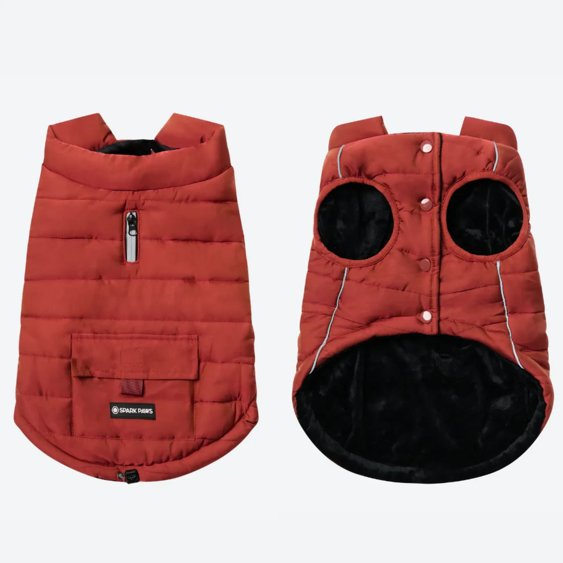 WarmShield Water-Resistant Jacket - Crimson
